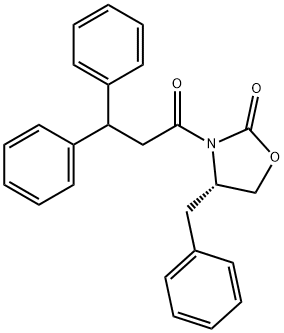 (S)-4-Benzyl-3-(3,3-diphenylpropanoyl)oxazolidin-2-one Structure