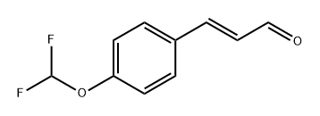 3-(4-(Difluoromethoxy)phenyl)acrylaldehyde Structure