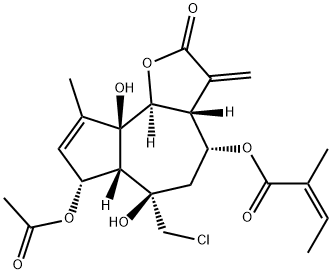 Eupachlorin acetate 구조식 이미지