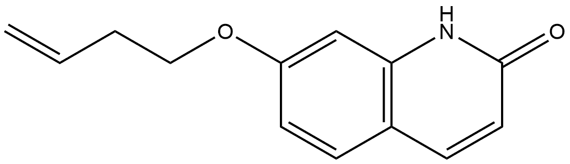 7-(3-Buten-1-yloxy)-2(1H)-quinolinone 구조식 이미지