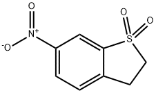 Benzo[b]thiophene, 2,3-dihydro-6-nitro-, 1,1-dioxide Structure