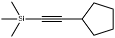 Cyclopentane, [2-(trimethylsilyl)ethynyl]- Structure