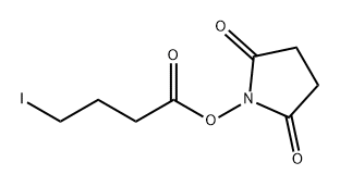 Butanoic acid, 4-iodo-, 2,5-dioxo-1-pyrrolidinyl ester Structure