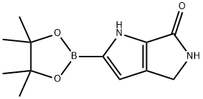 Pyrrolo[3,4-b]pyrrol-6(1H)-one, 4,5-dihydro-2-(4,4,5,5-tetramethyl-1,3,2-dioxaborolan-2-yl)- Structure