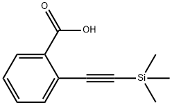 Benzoic acid, 2-[2-(trimethylsilyl)ethynyl]- Structure