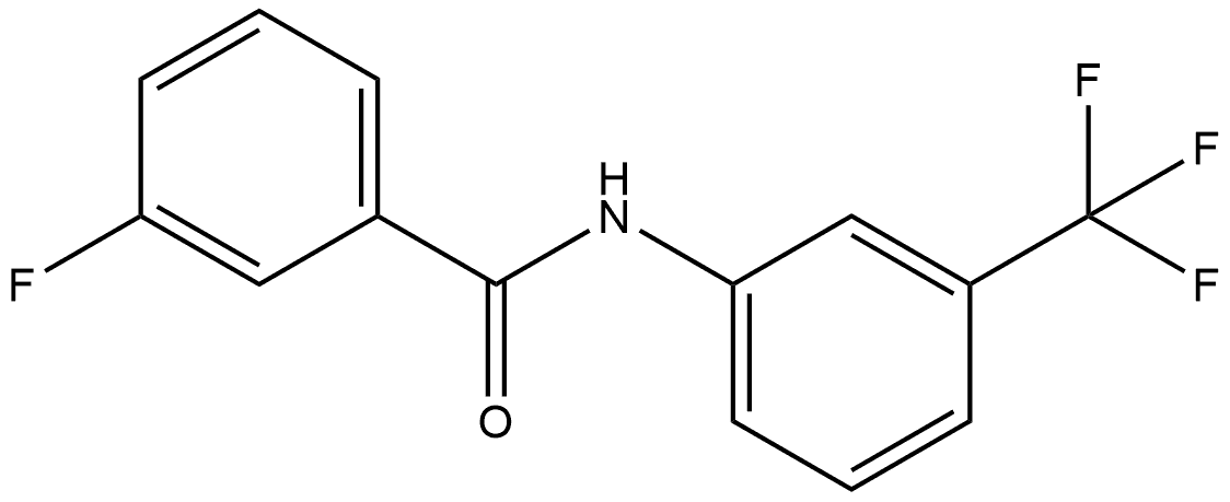 3-Fluoro-N-[3-(trifluoromethyl)phenyl]benzamide Structure