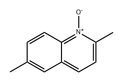 Quinoline, 2,6-dimethyl-, 1-oxide 구조식 이미지