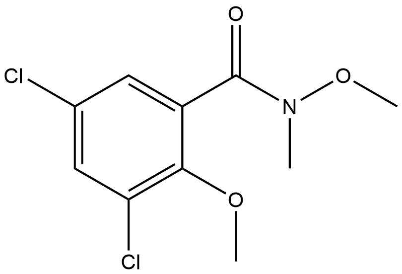 3,5-Dichloro-N,2-dimethoxy-N-methylbenzamide Structure