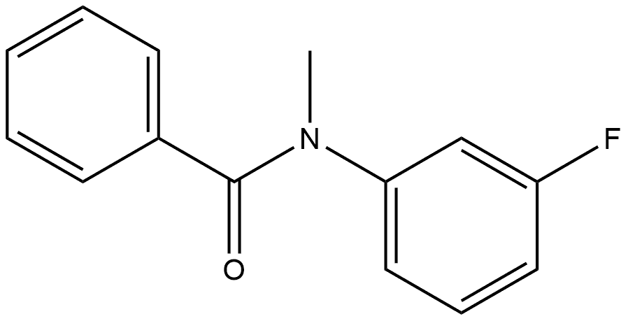 N-(3-Fluorophenyl)-N-methylbenzamide Structure