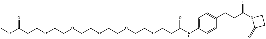 AZD-PEG5 -Methyl Ester Structure