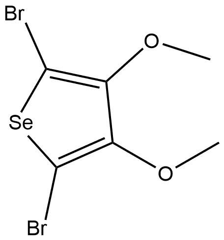 2,5-dibromo-3,4-dimethoxyselenophene Structure