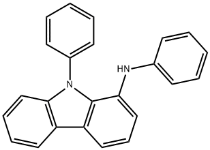 9H-Carbazol-1-amine, N,9-diphenyl- Structure