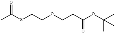 AcS-PEG1-t-butyl ester Structure