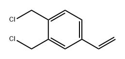 Benzene, 1,2-bis(chloromethyl)-4-ethenyl- Structure