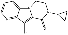 10-bromo-8-cyclopropyl-7,8-dihydropyrido[2',3':4,5]pyrrolo[1,2-a]pyrazin-9(6H)-one Structure