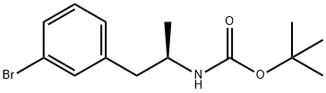 tert-butyl (R)-(1-(3-bromophenyl)propan-2-yl)carbamate Structure