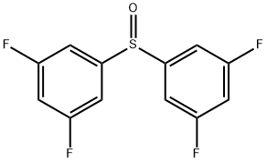 Bis(3,5-difluorophenyl)sulfoxide Structure