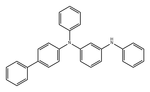 1,3-Benzenediamine, N1-[1,1'-biphenyl]-4-yl-N1,N3-diphenyl- Structure