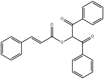 1,3-dioxo-1,3-diphenylpropan-2-yl cinnamate Structure