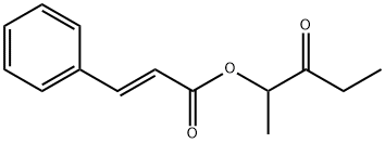 3-oxopentan-2-yl cinnamate Structure