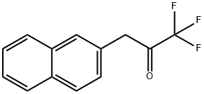 2-Propanone, 1,1,1-trifluoro-3-(2-naphthalenyl)- Structure