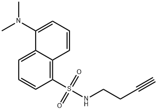 1-Naphthalenesulfonamide, N-3-butyn-1-yl-5-(dimethylamino)- 구조식 이미지