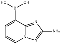 Boronic acid, B-(2-amino[1,2,4]triazolo[1,5-a]pyridin-8-yl)- Structure