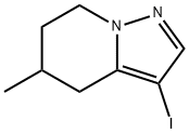 3-Iodo-5-methyl-4,5,6,7-tetrahydropyrazolo[1,5-A]pyridine Structure