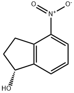 (1R)-4-nitro-2,3-dihydro-1H-inden-1-ol 구조식 이미지