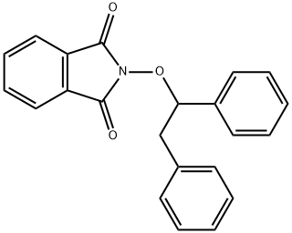 2-(1,2-diphenylethoxy)isoindoline-1,3-dione 구조식 이미지