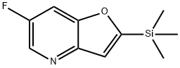 Furo[3.2- blpyridine.6 fluoro-2-(trimethylsilyI)- Structure