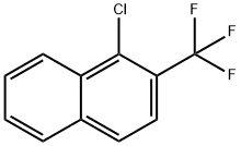 1-Chloro-2-(trifluoromethyl)naphthalene 구조식 이미지