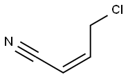 2-Butenenitrile, 4-chloro-, (2Z)- Structure