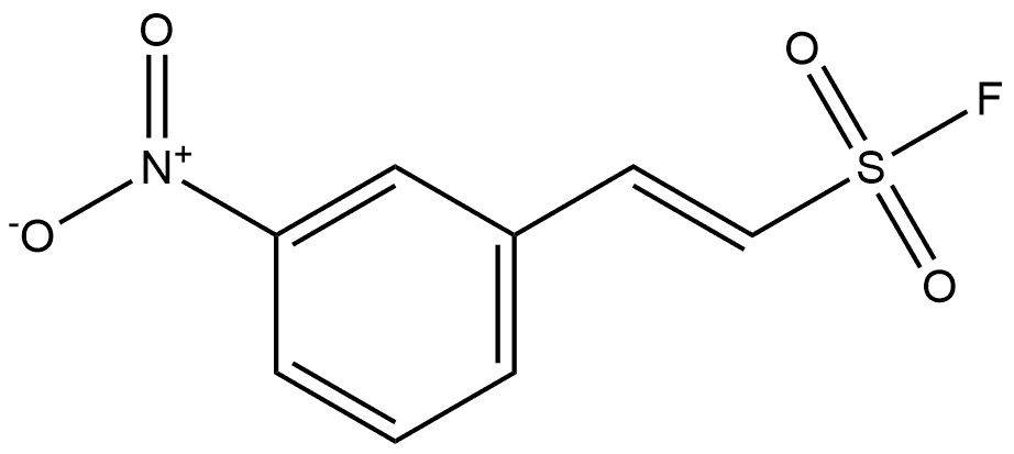 Ethenesulfonyl fluoride, 2-(3-nitrophenyl)-, (1E)- 구조식 이미지