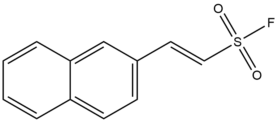 (1E)-2-(2-Naphthalenyl)ethenesulfonyl fluoride Structure