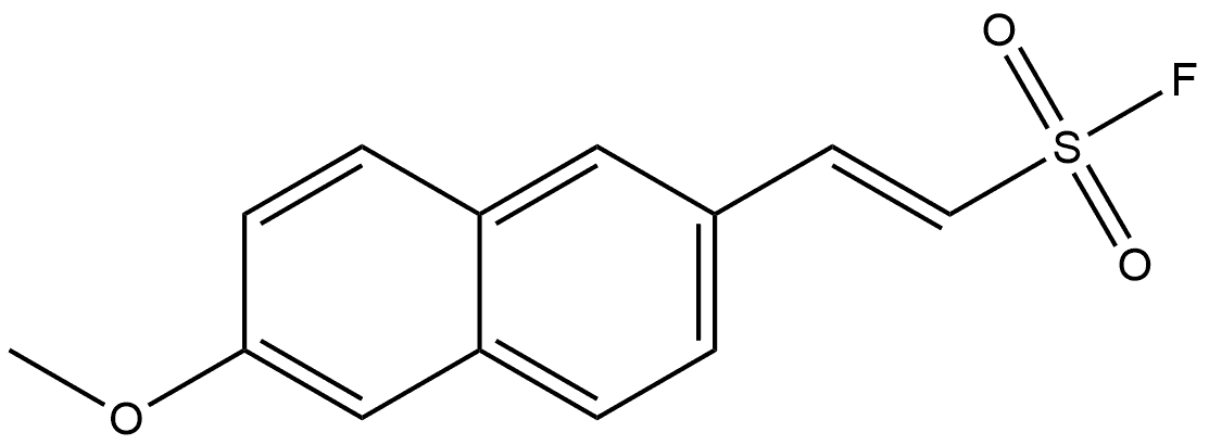 Ethenesulfonyl fluoride, 2-(6-methoxy-2- Structure