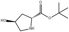 tert-butyl (2R,4S)-4-hydroxypyrrolidine-2-carboxylate Structure