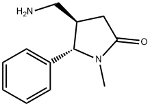 rac-(4r,5s)-4-(aminomethyl)-1-methyl-5-phenylpyrrolidin-2-one Structure