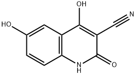 4,6-Dihydroxy-2-oxo-1H-quinoline-3-carbonitrile 구조식 이미지