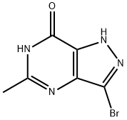 3-Bromo-5-methyl-1,6-dihydro-7H-pyrazolo[4,3-d]pyrimidin-7-one Structure