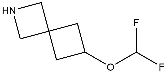 6-(Difluoromethoxy)-2-azaspiro[3.3]heptane Structure