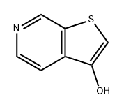 Thieno[2,3-c]pyridin-3-ol 구조식 이미지