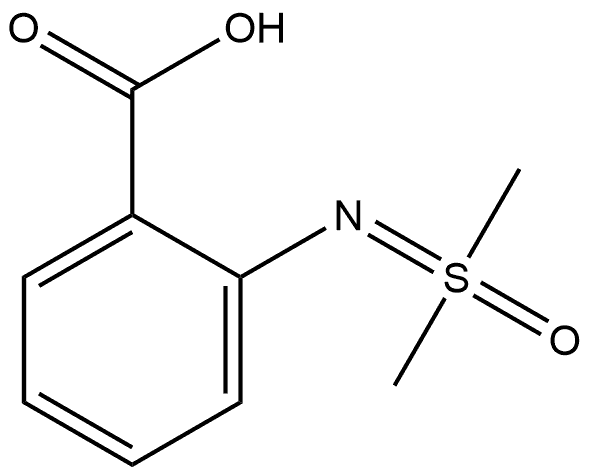 2-{[dimethyl(oxo)-lambda6-sulfanylidene]amino}benzoic acid Structure