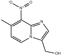 (7-Methyl-8-nitroimidazo[1,2-a]pyridin-3-yl)methanol Structure