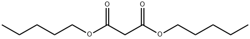 Dipentyl propanedioate Structure