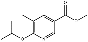 Methyl 6-isopropoxy-5-methylnicotinate Structure