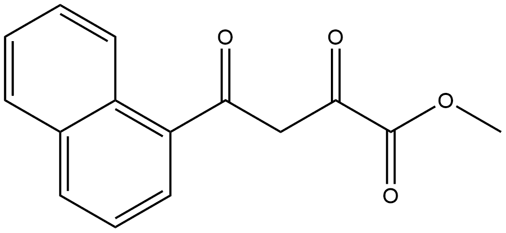 Methyl 4-(1-Naphthyl)-2,4-dioxobutanoate Structure