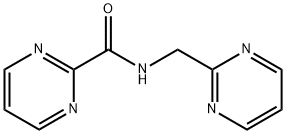 2-Pyrimidinecarboxamide, N-(2-pyrimidinylmethyl)- Structure