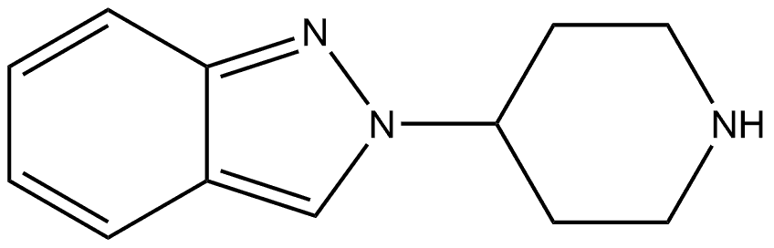 2-(4-Piperidinyl)-2H-indazole Structure