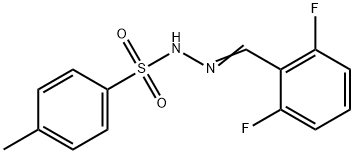 N'-(2,6-difluorobenzylidene)-4-methylbenzenesulfonohydrazide Structure